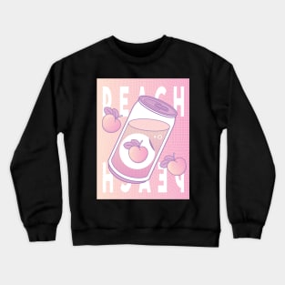 peach soda can Crewneck Sweatshirt